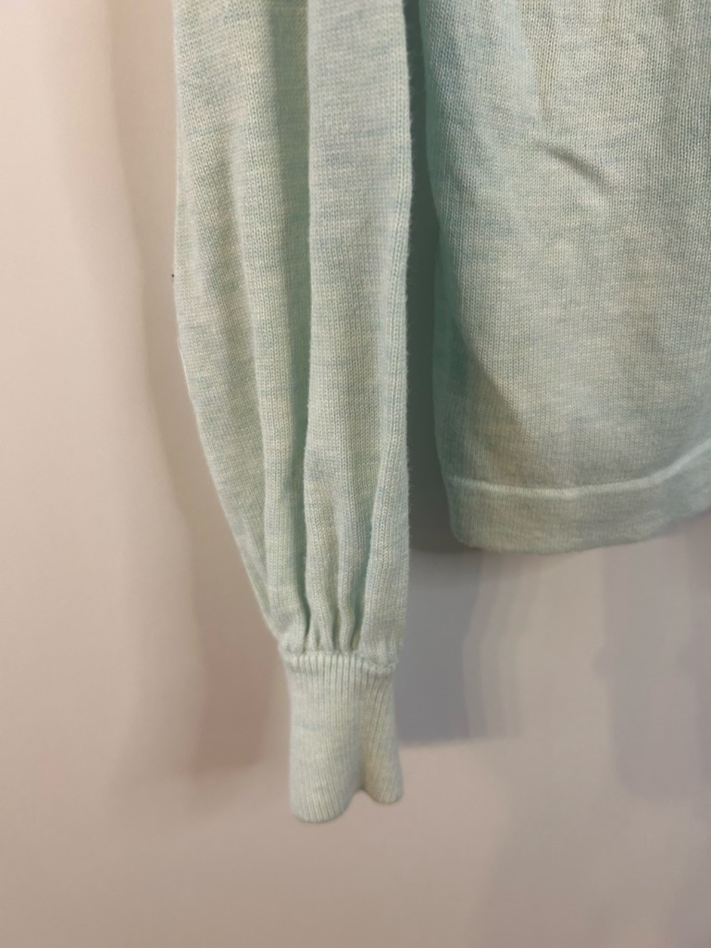 LILLA P Women’s Mint Green Cotton Modal Easy Pullover Sweater, Size XS - Picture 9 of 11